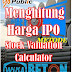 Menghitung Harga IPO Wijaya Karya Beton Tbk dengan Metode Stock Valuation Calculator