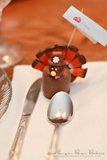 Turkey Candy Place Card by Sugar Bean Bakers