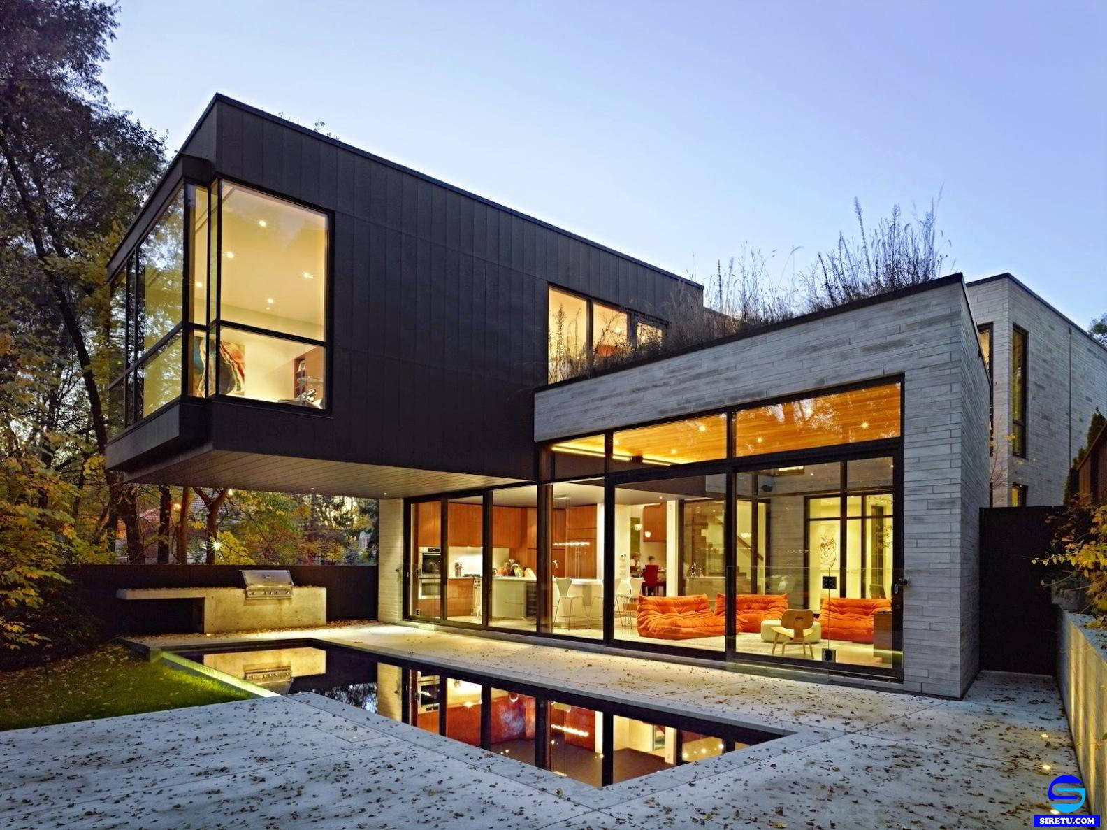 Gambar Desain  Rumah  Minimalis  Modern Kaca  Desain  Rumah 