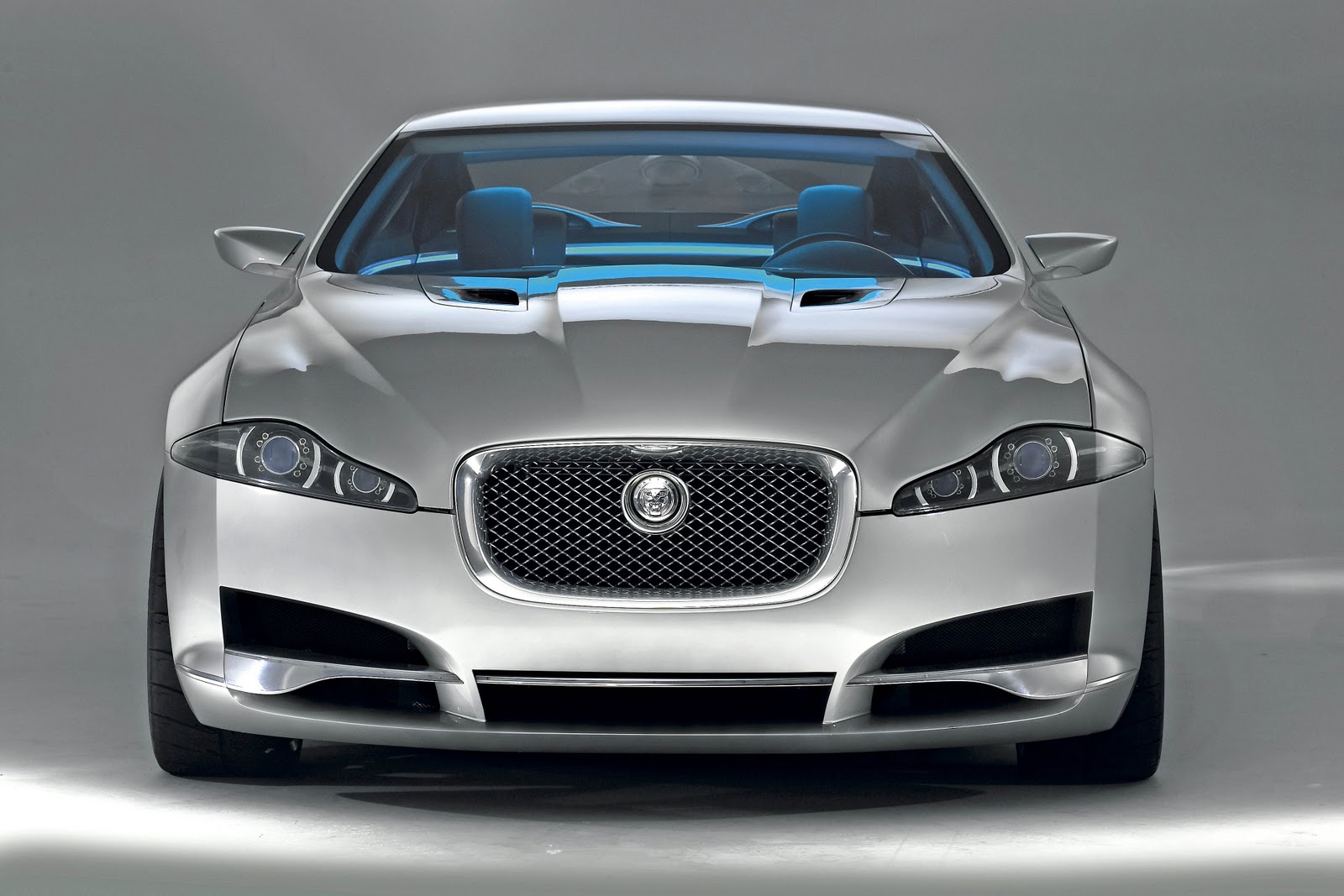 Jaguar Xj Front View HD Wallpaper. Manufacturers : Cars, Jaguar