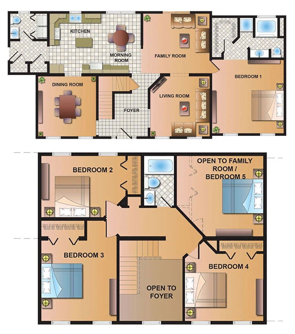 2 Story Muncy Berkeley Floorplan For Ace Family