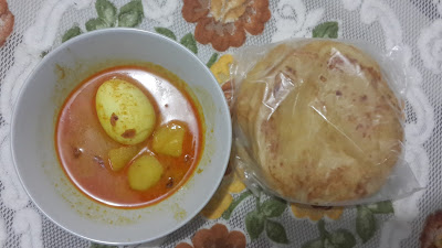 Cane Kari Ayam plus Telur 