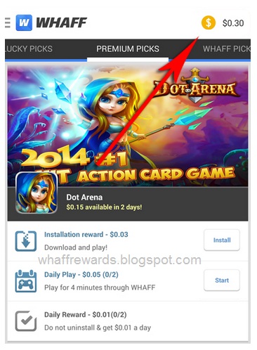 Cara Mendapatkan Uang Dari Aplikasi Whaff Android