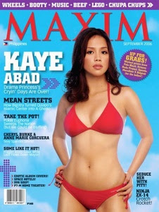 Kaye Abad Maxim September 2006 cover