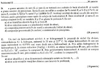 Probleme titularizare chimie