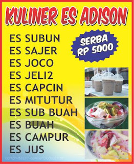 Kuliner Istana Es Adison Mojosari Mojokerto