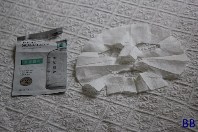 Lo probamos: Mascarilla missha REAL SOLUTION TENCEL SHEETMASK 