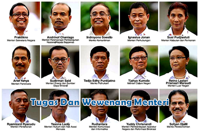 Tugas Dan Wewenang Menteri