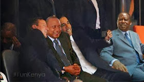 Uhuru Obama Selfie is Absolutely Hilarious LMAO