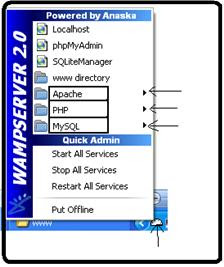 install apache mysql php admin run Php programming 