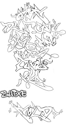 graffiti alphabet, graffiti letters, alphabet graffiti