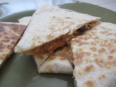 Easy Lunchtime Chicken Quesadillas {The Unlikely Homeschool}