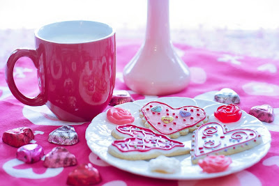 valentine day love cookies gift