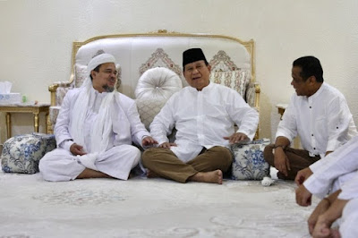 HRS Setelah Setelah Bertemu Prabowo Diawasi. 