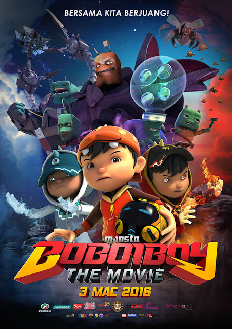  BoBoiBoy The Movie (2016) DVDRip Subtitle Indonesia