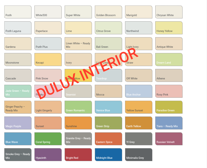 Contoh Warna  Cat  Rumah  Minimalis Dulux  Exterior Interior 