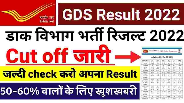 India Post GDS Result 2022