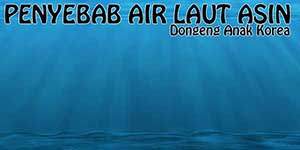 Penyebab Air Laut Asin