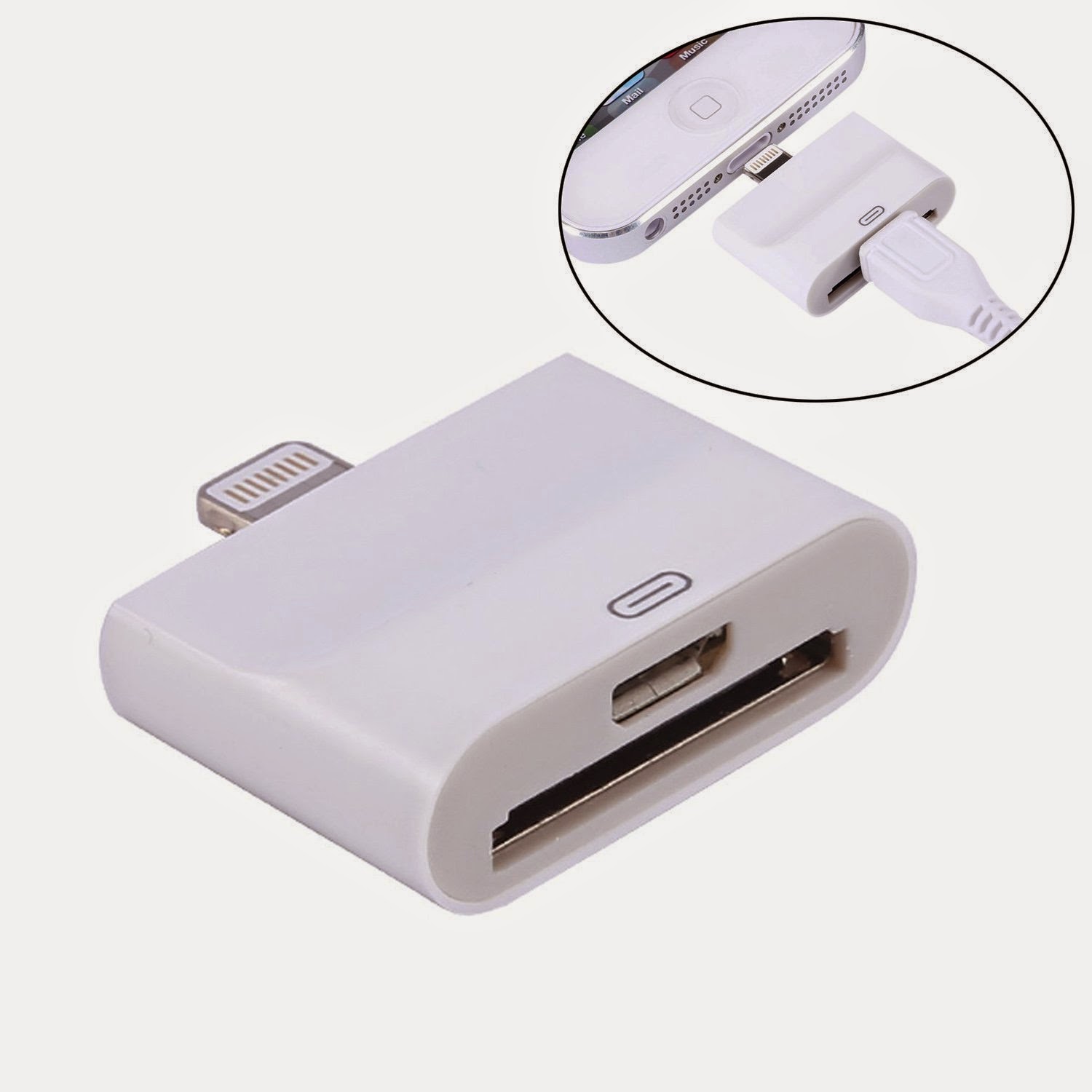 Smart Portable Dual 2 Ports Charger adapter Charging and Sync Data Transfer Unit for iPhone 5s