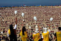  A protest in Brazil on behalf of Baha'i prisoners in Iran.