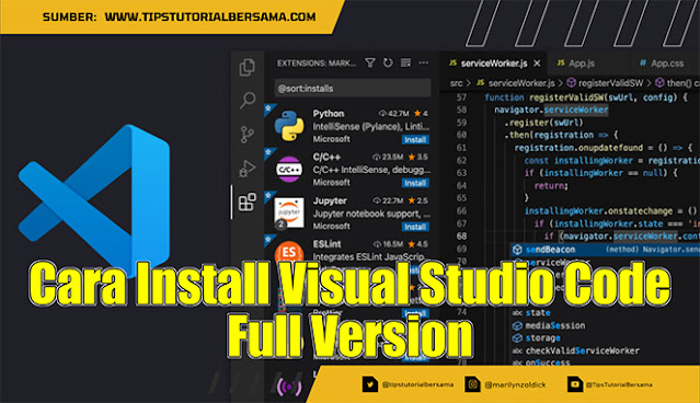 Cara Install Visual Studio Code Full Version