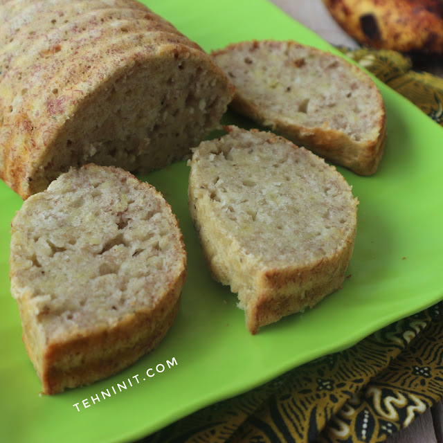 Bolu Pisang Tepung Beras Tanpa Mikser