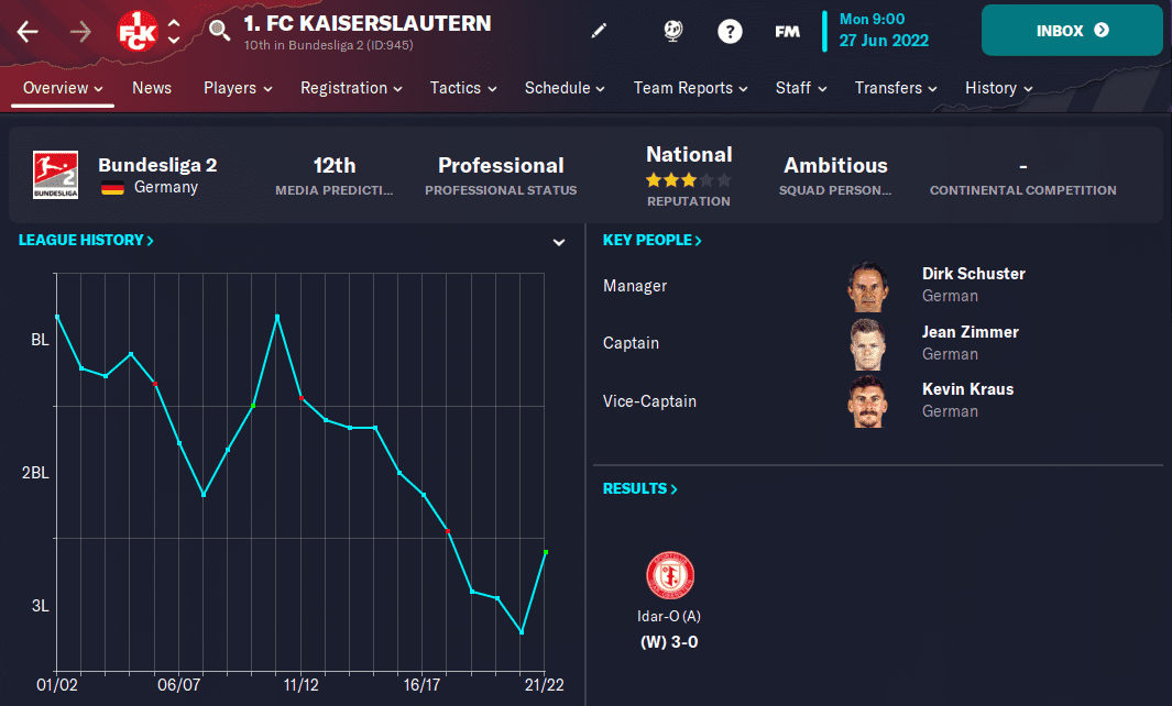 FM23 Kaiserslautern