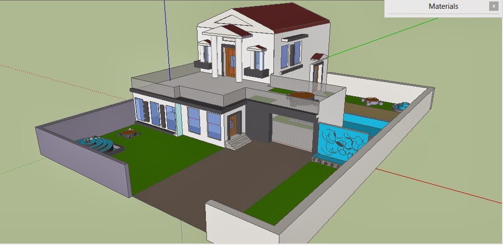 GAMBAR DESAIN  RUMAH Desain  Rumah Sketchup