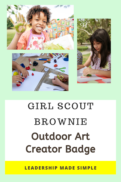 How to Earn the Girl Scout Brownie Outdoor Art Creator Badge