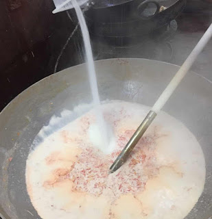 gajar milk and sugar