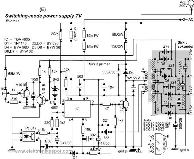 tda4605 smps circuits