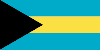 FLAG OF BAHAMAS-BENDERA BAHAMA