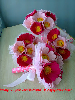 beautiful artificial daisy hand bouquet