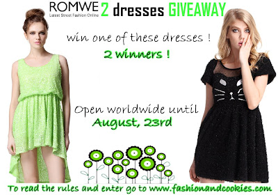 Romwe 2 dresses giveaway - read the rules before entering !