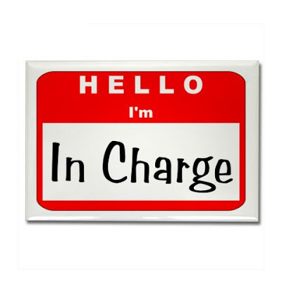 in charge sticker