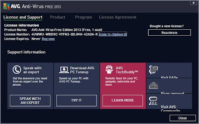 Free AVG Antivirus 2013 Screenshots