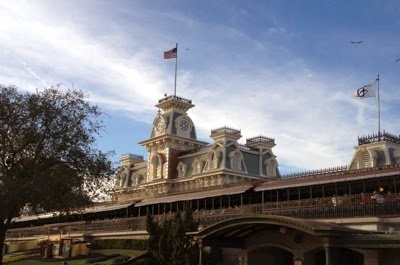 Magic Kingdom train station 1