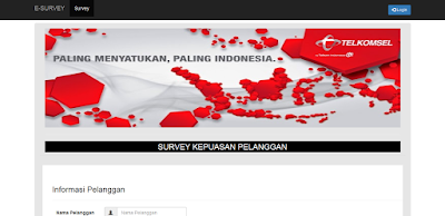 Web Survey Kuisioner Kepuasan Pelanggan Online