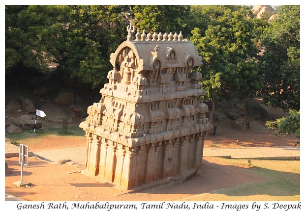 Ganesh's Rath, Rock temples & sculptures of Mahabalipuram, Tamilnadu, India - Image by S. Deepak