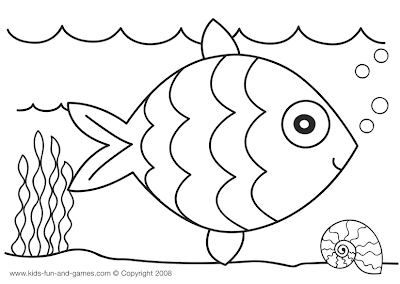 Preschool Coloring Sheets on Funny Fish Coloring Pages Collection 2010