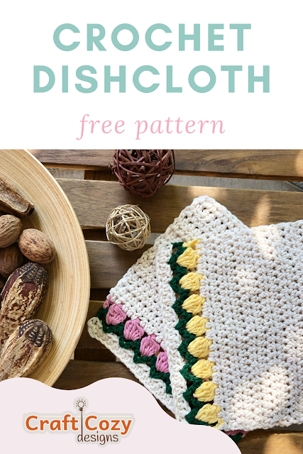 Dishcloth crochet pattern