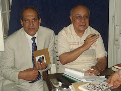 مع عمى سيد حجاب فى دار ميريت