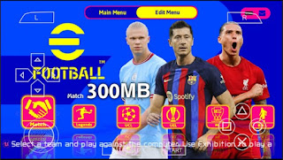 Download eFootball PES 2023 PPSSPP Lite Android 400MB Best Graphics HD And New Kits And Latest Transfer