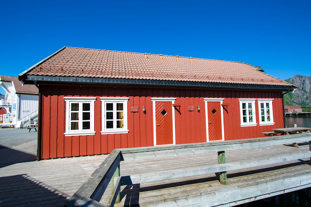 Rorbuer a Svolvaer-Isole Lofoten