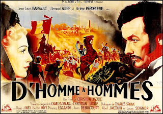 D'HOMME À HOMMES. Francia. Autor: Jacques Bonneaud. DE HOMBRE A HOMBRES. D'homme à hommes. 1948. Francia, Suiza. Dirección: Christian-Jaque. Reparto: Jean-Louis Barrault, Bernard Blier, Hélène Perdriére, Denis d'Inès, Berthe Bovy, Maurice Escande, Jean Debucourt, René Arrieu, Groenewald, Andreas von Halberstadt, Louis Seigner.