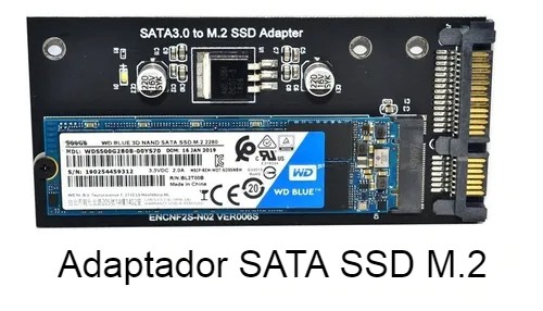 Adaptador SSD M.2 SATA - Charkleons.com