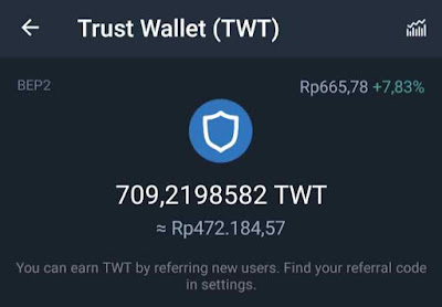 Reward dari Komunitas Trust Wallet