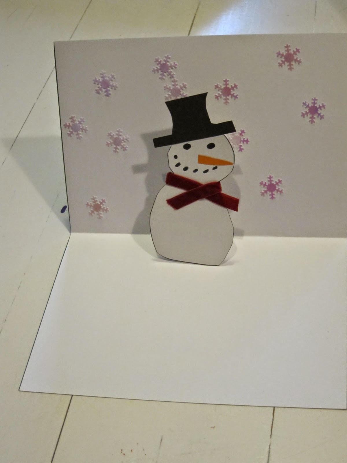  snowman card