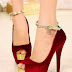 cheap pumps for women in red color