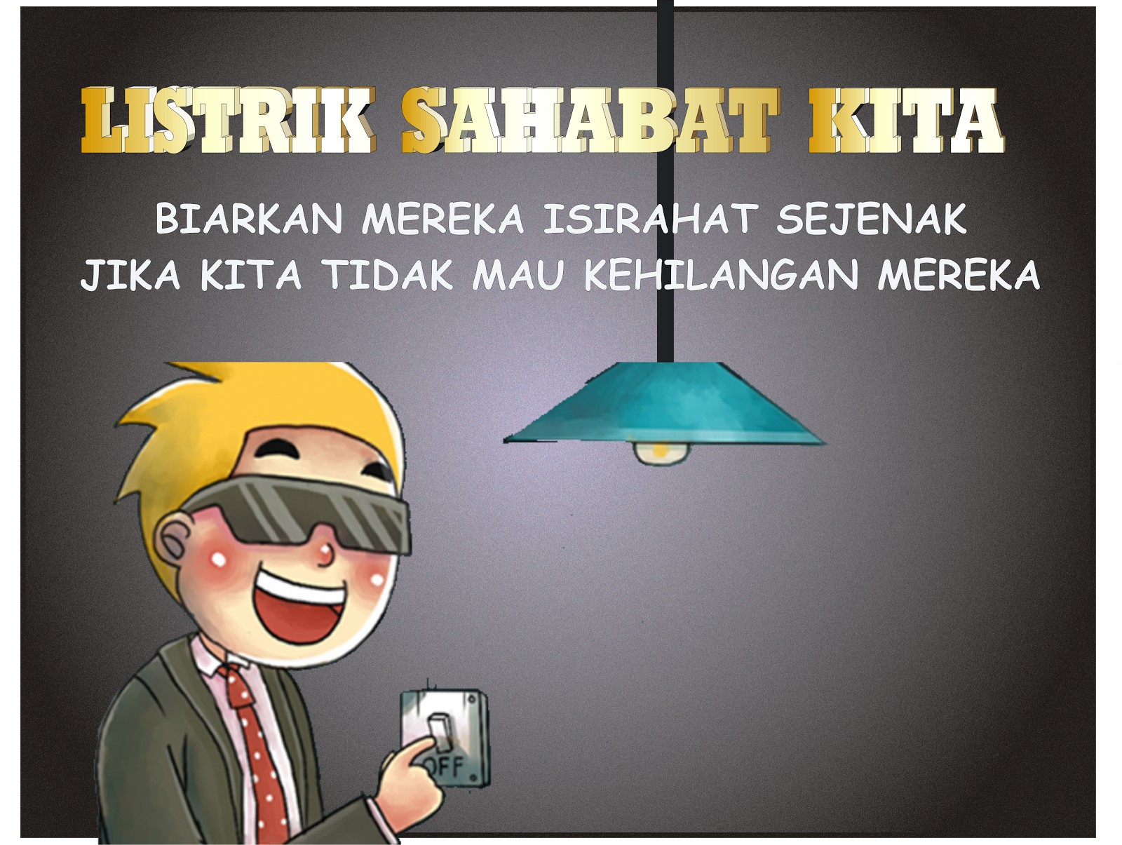  Gambar  Poster Hemat Energi  Listrik Gambar  Kehidupan